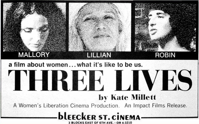 Three Lives 1971 Rarefilmm The Cave Of Forgotten Films